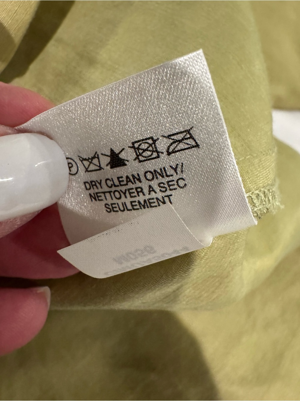 Sigrid Olsen Olive Green Collared Button-Front Top - Picture 7 of 9